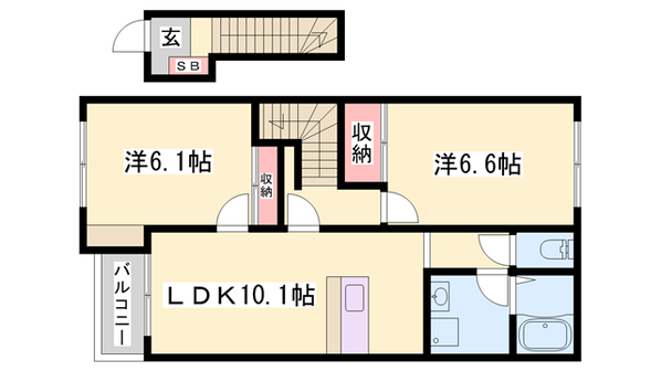 アイリス・コートの物件間取画像